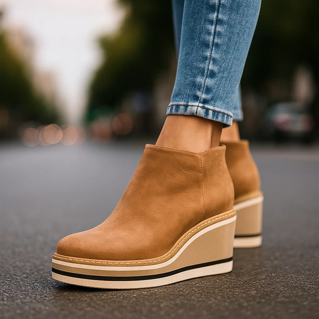 Rheena | Wedge Boots