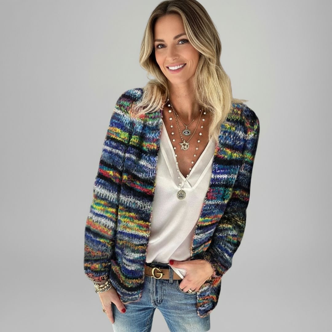 Catherine | Cozy Multicolor Cardigan