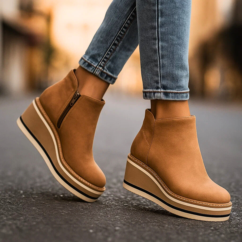 Rheena | Wedge Boots