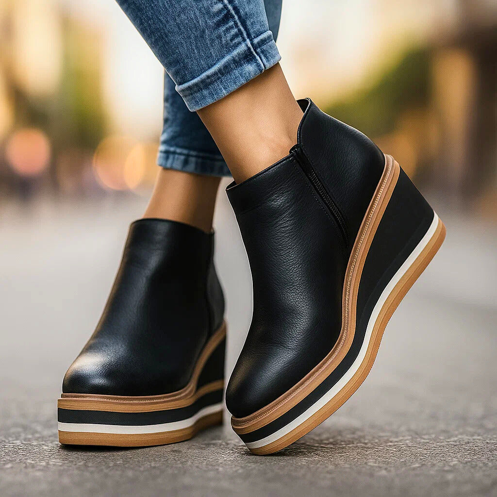 Rheena | Wedge Boots