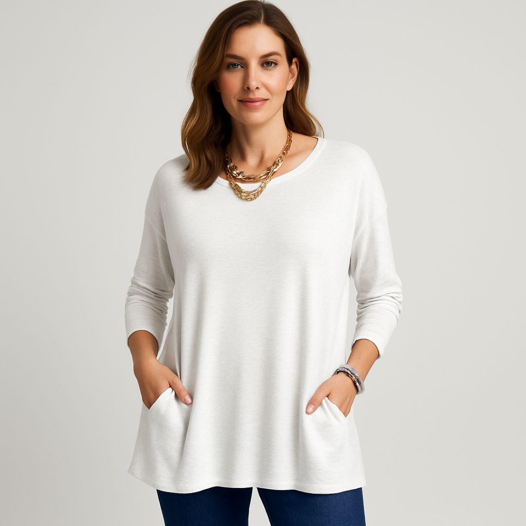Aelira | Relaxed Long Sleeve Top