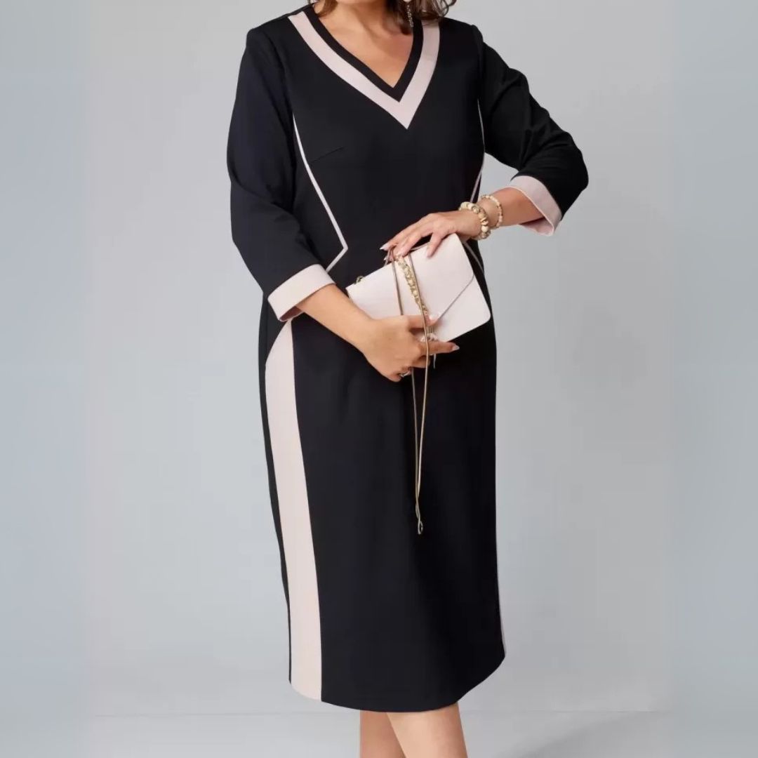 Alexa - Elegant V-neck dress