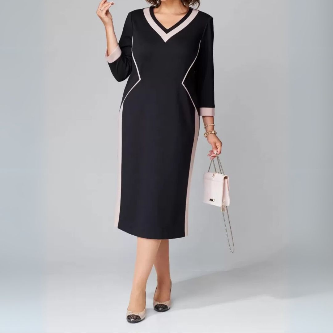 Alexa - Elegant V-neck dress