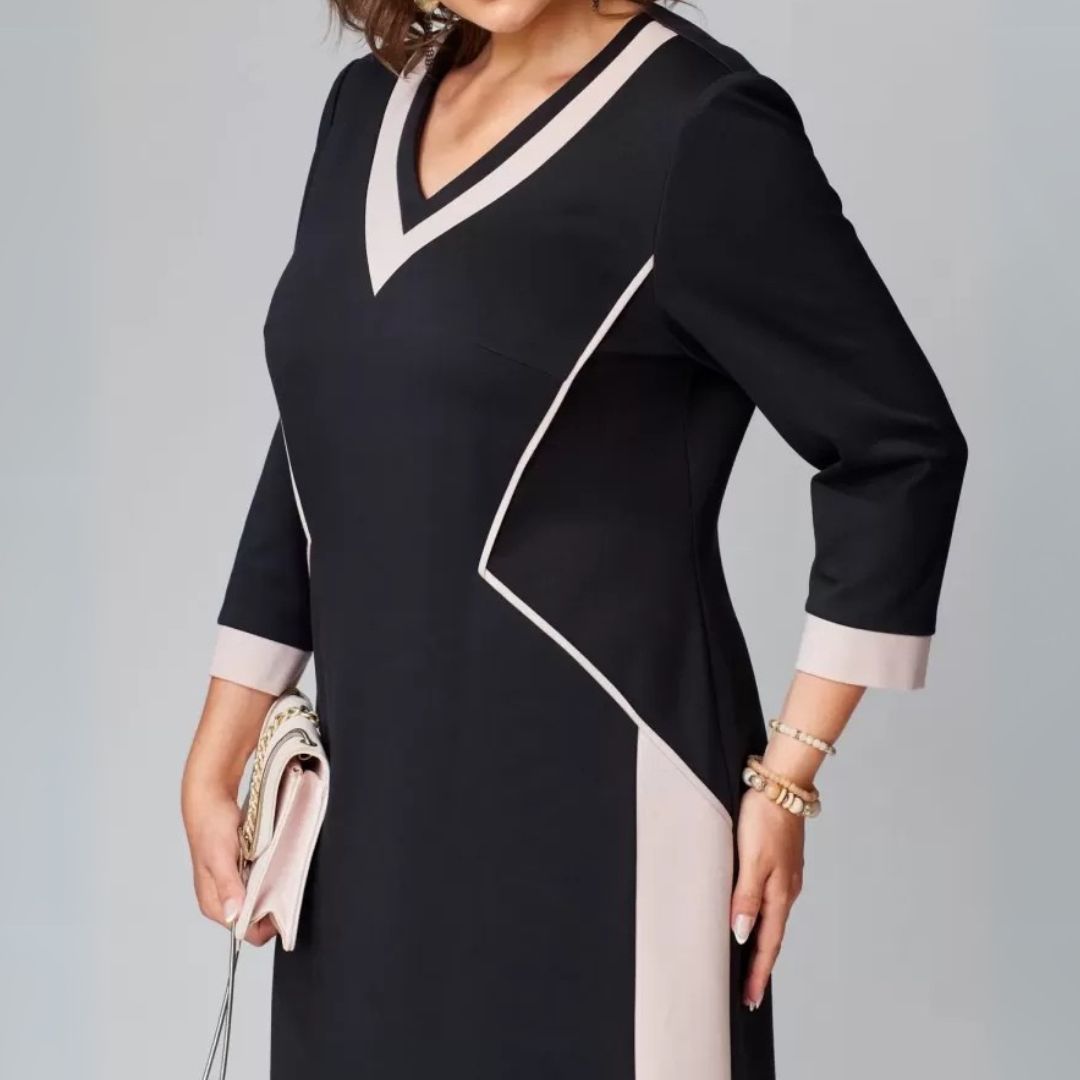 Alexa - Elegant V-neck dress