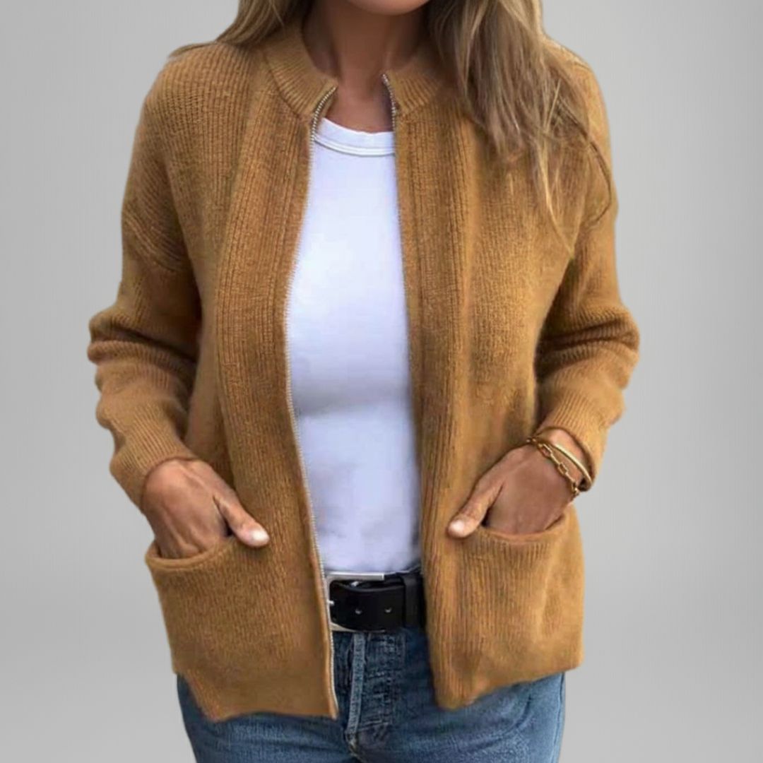 Andrea - Everyday Cardigan With Zipper