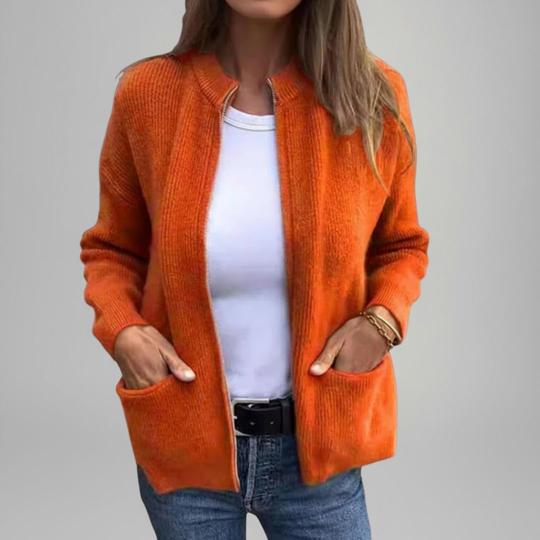 Andrea - Everyday Cardigan With Zipper