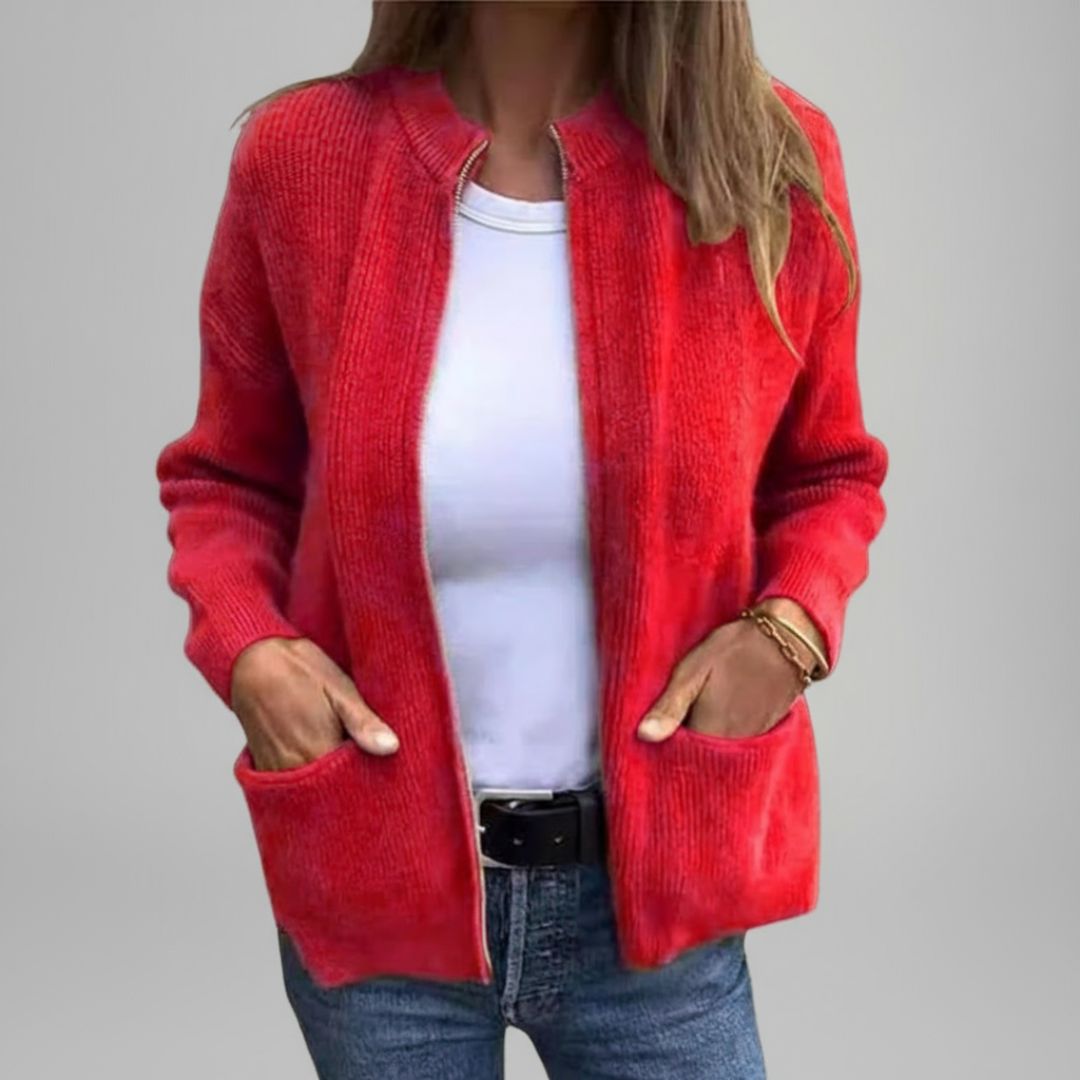 Andrea - Everyday Cardigan With Zipper