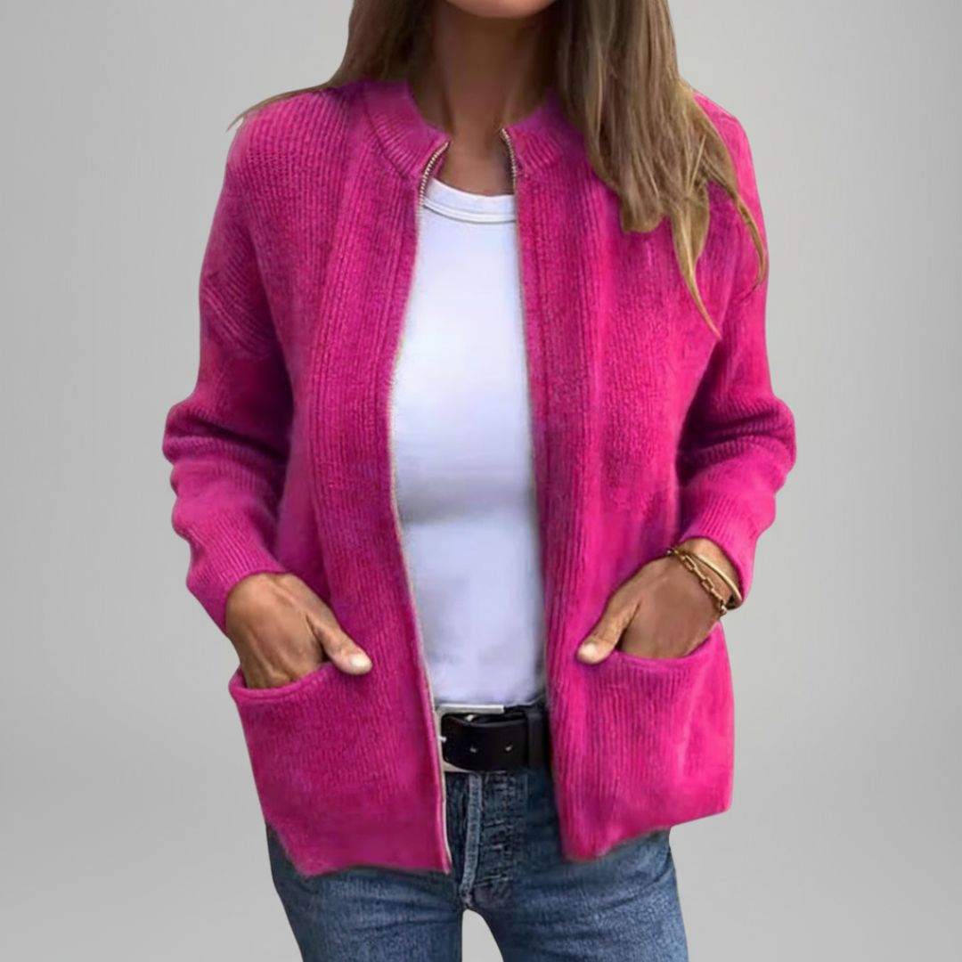 Andrea - Everyday Cardigan With Zipper