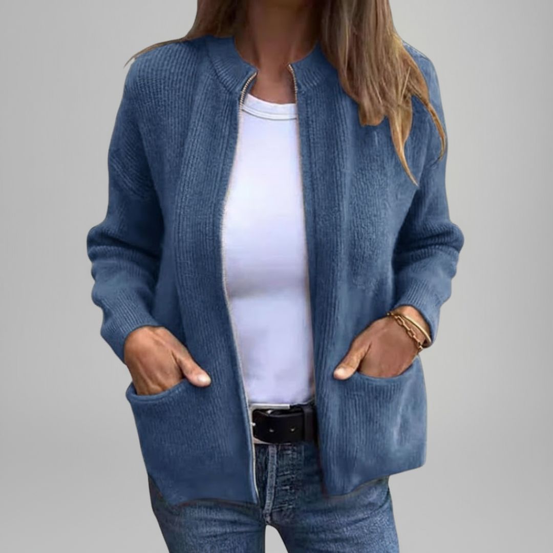 Andrea - Everyday Cardigan With Zipper