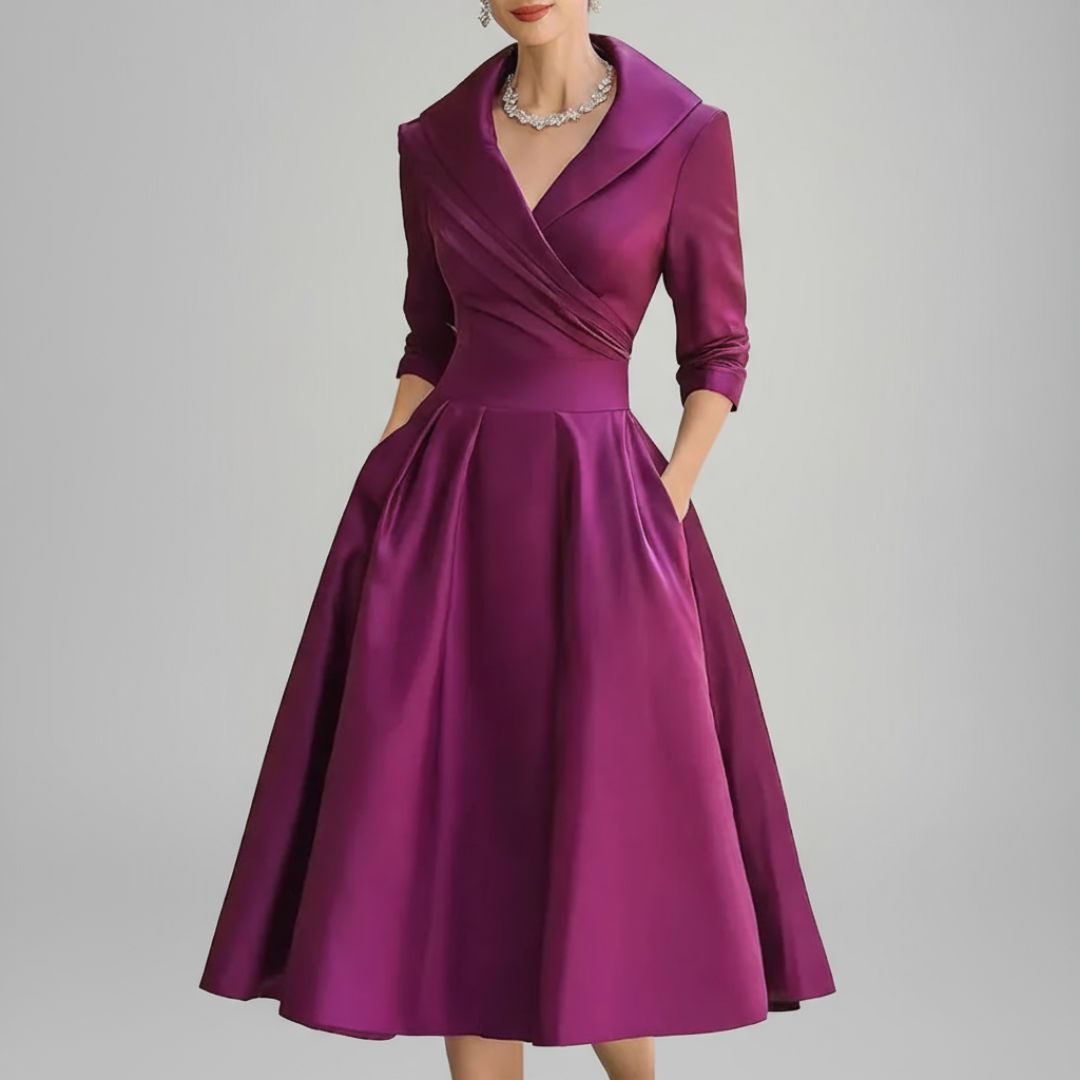 Ceryn | Satin Midi Dress
