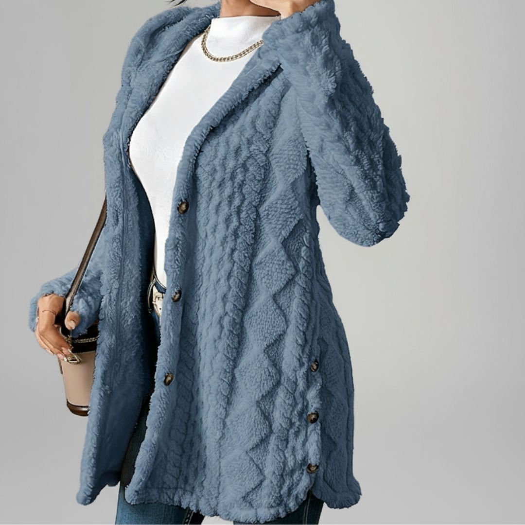 Chantel | Plush Hooded Cardigan