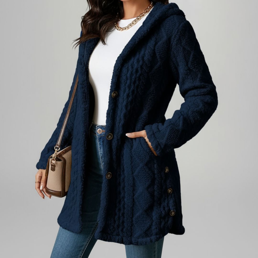 Chantel | Plush Hooded Cardigan