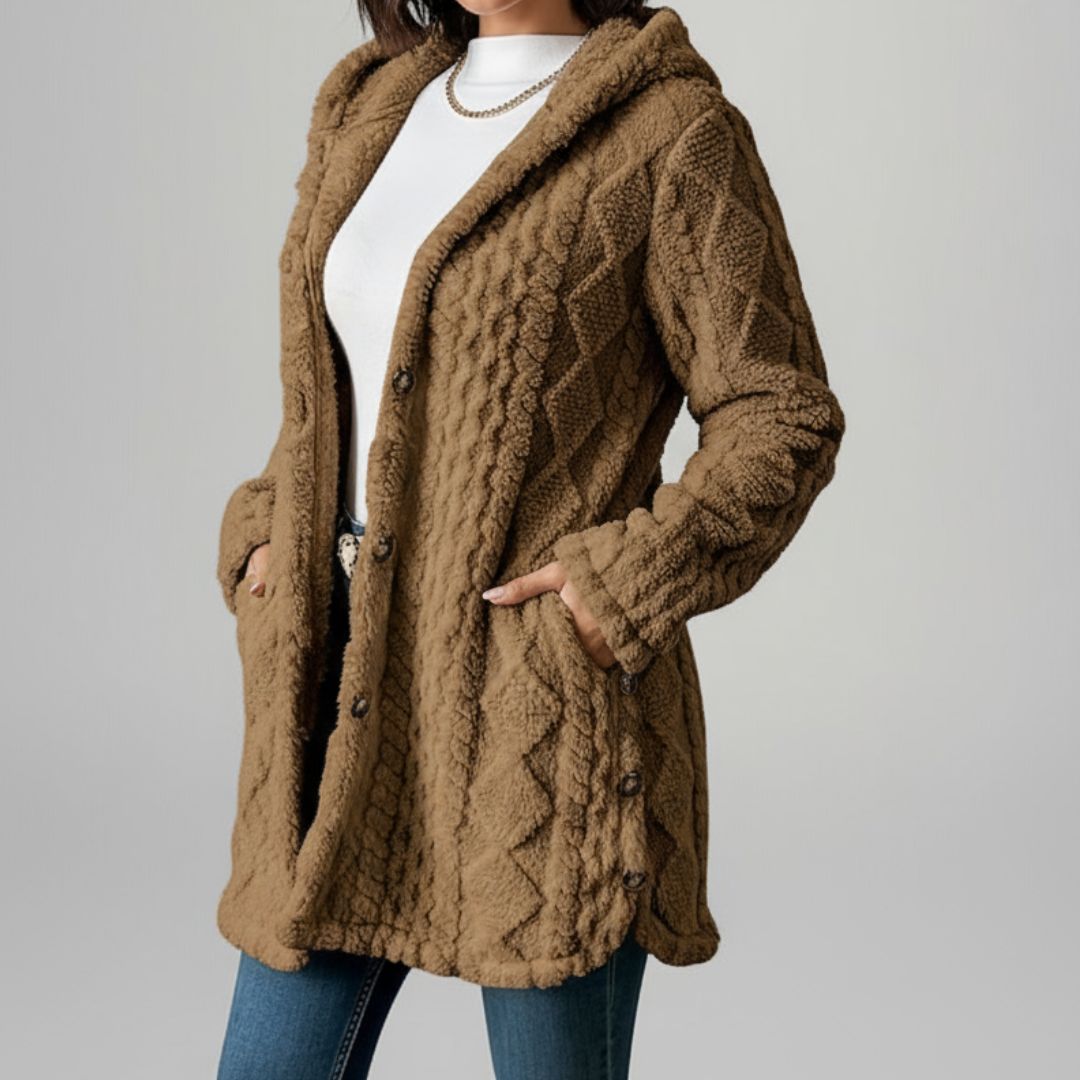Chantel | Plush Hooded Cardigan