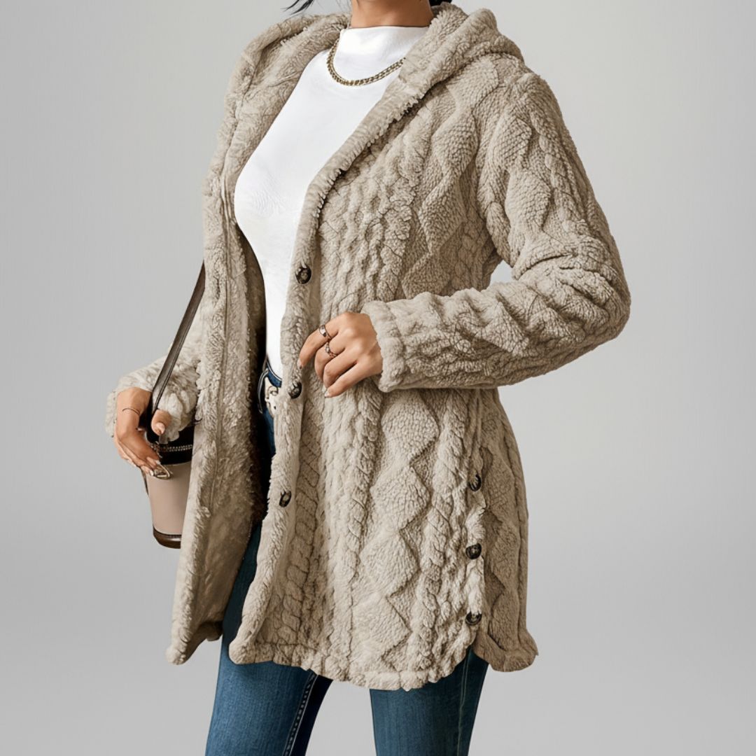 Chantel | Plush Hooded Cardigan