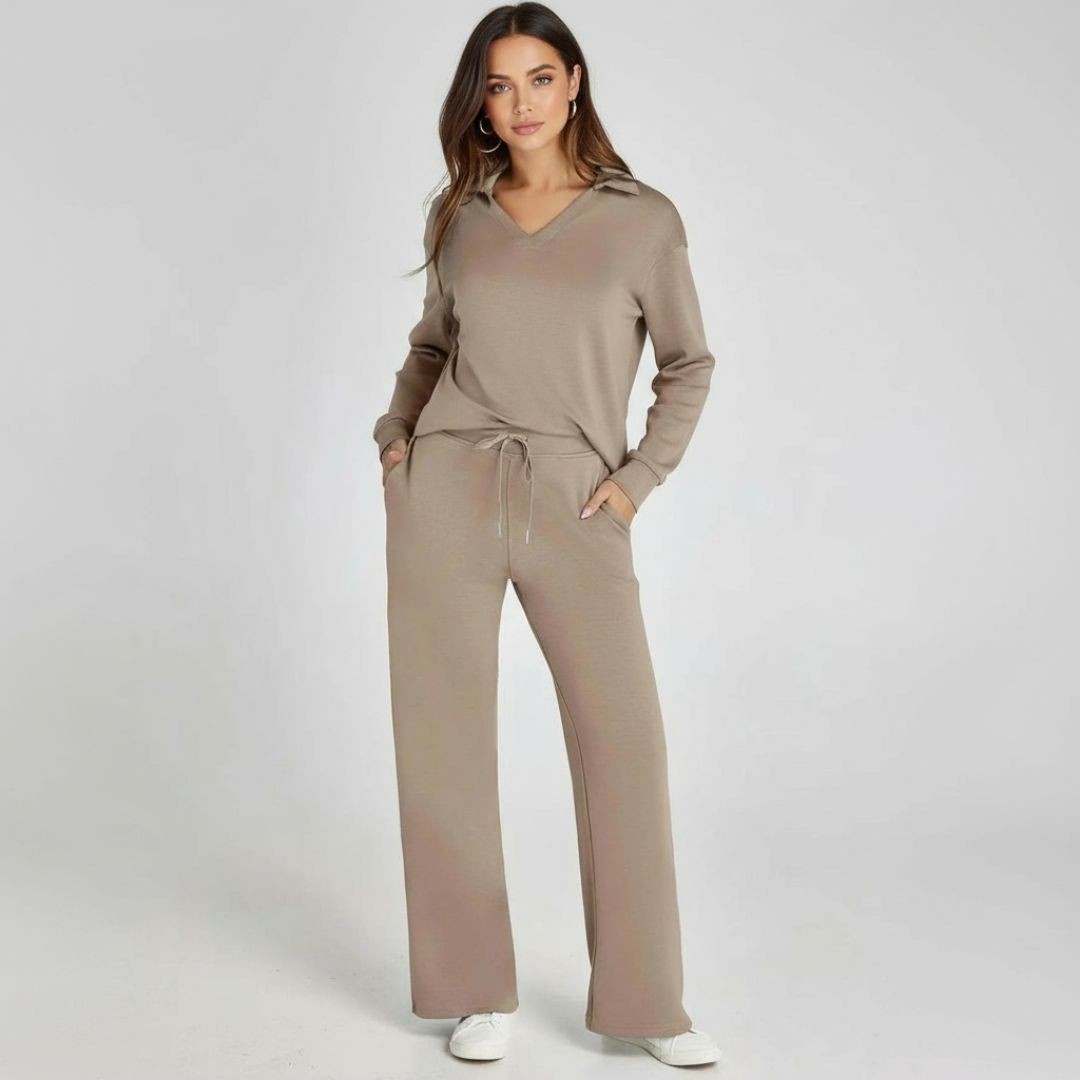 Dora | Casual Long Sleeve Two-piece Set