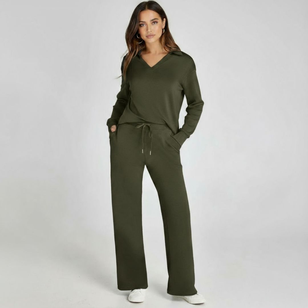 Dora | Casual Long Sleeve Two-piece Set