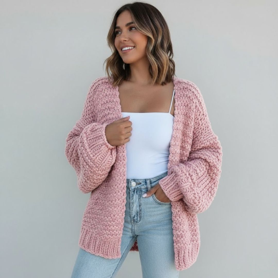 Eleanor - Chunky Knit Relaxed Cardigan