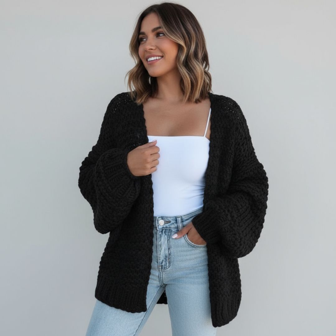 Eleanor - Chunky Knit Relaxed Cardigan