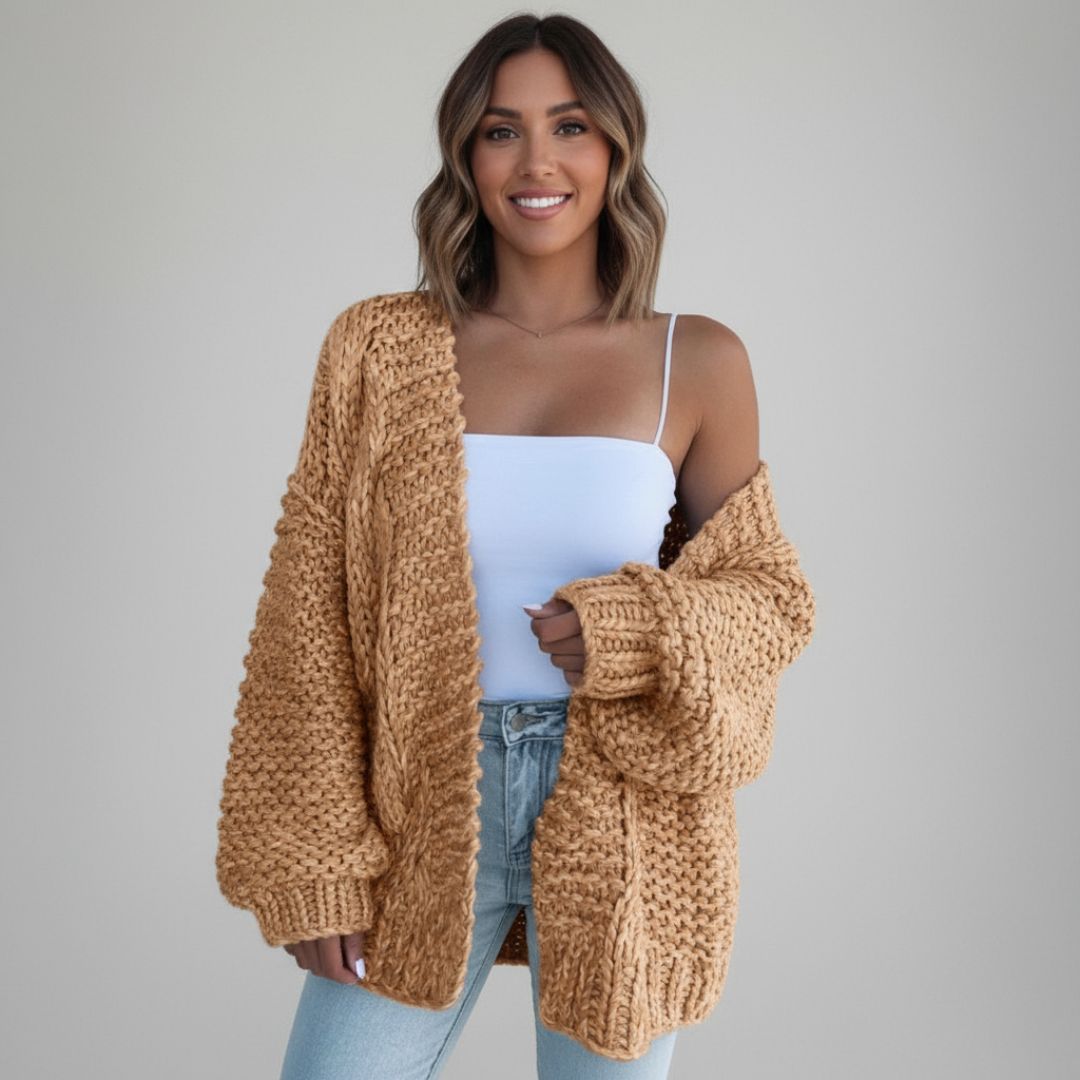 Eleanor - Chunky Knit Relaxed Cardigan