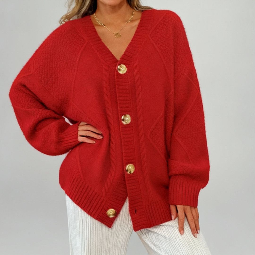 Eloise | Cable-Knit Cardigan