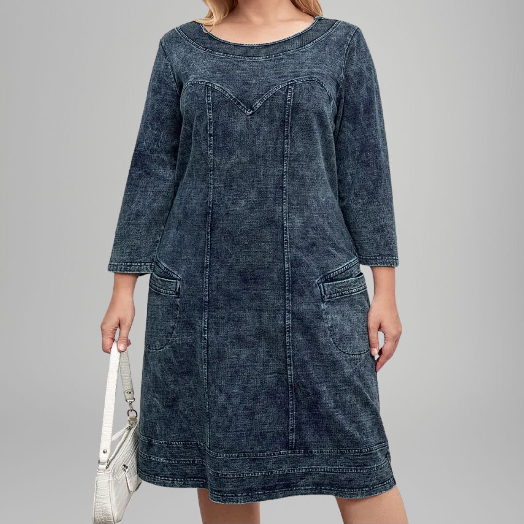 Lerren - Casual Denim Dress