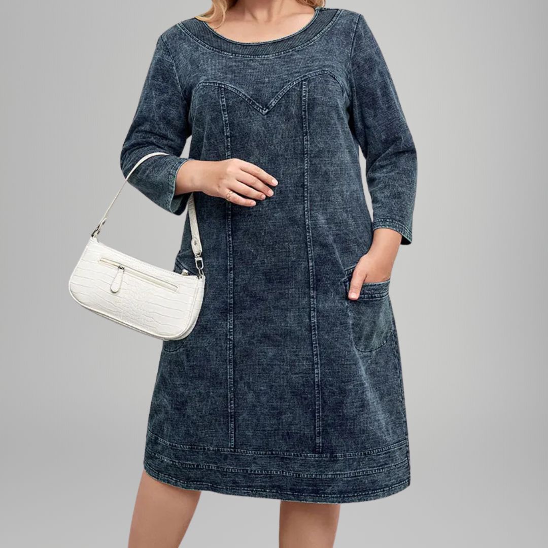 Lerren - Casual Denim Dress