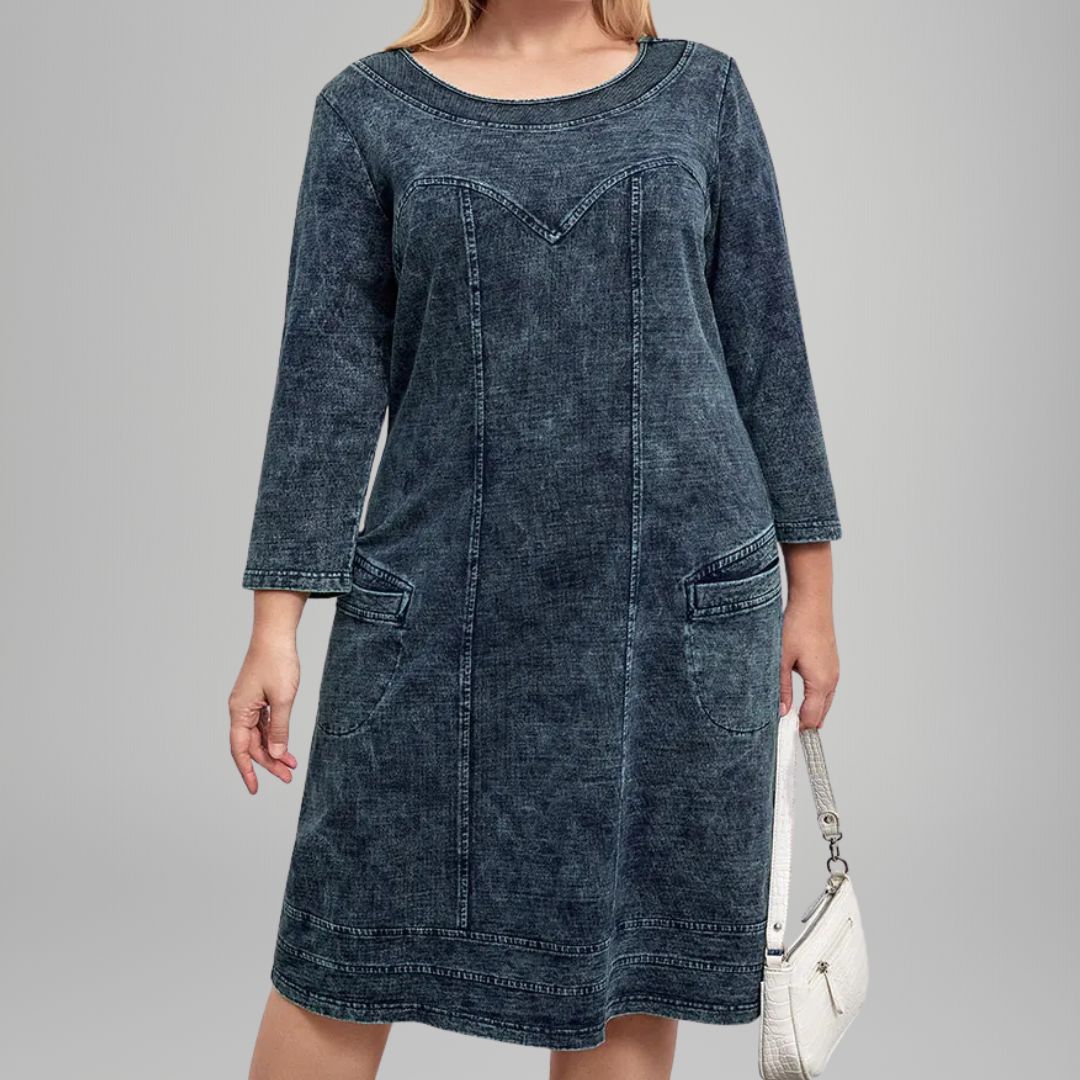 Lerren - Casual Denim Dress