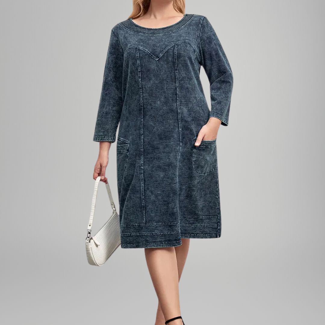 Lerren - Casual Denim Dress