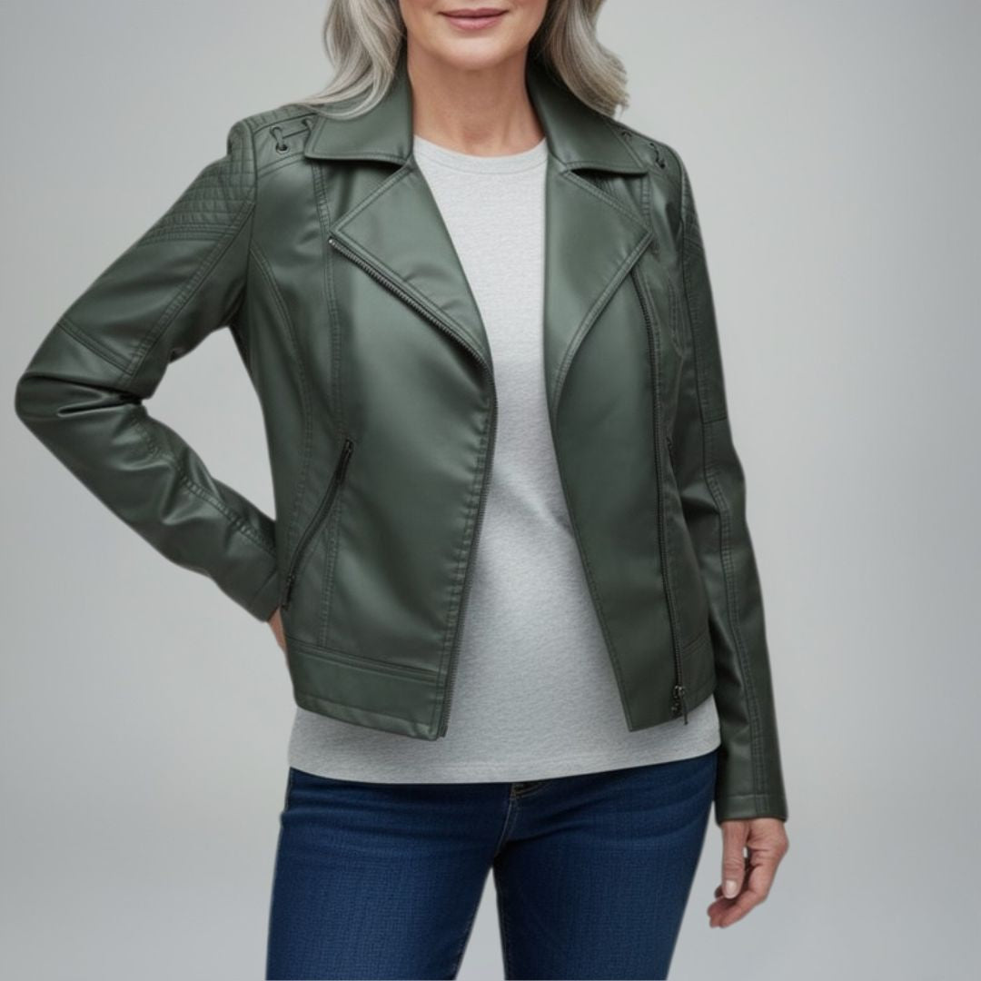 Lorrie | Faux Leather Jacket