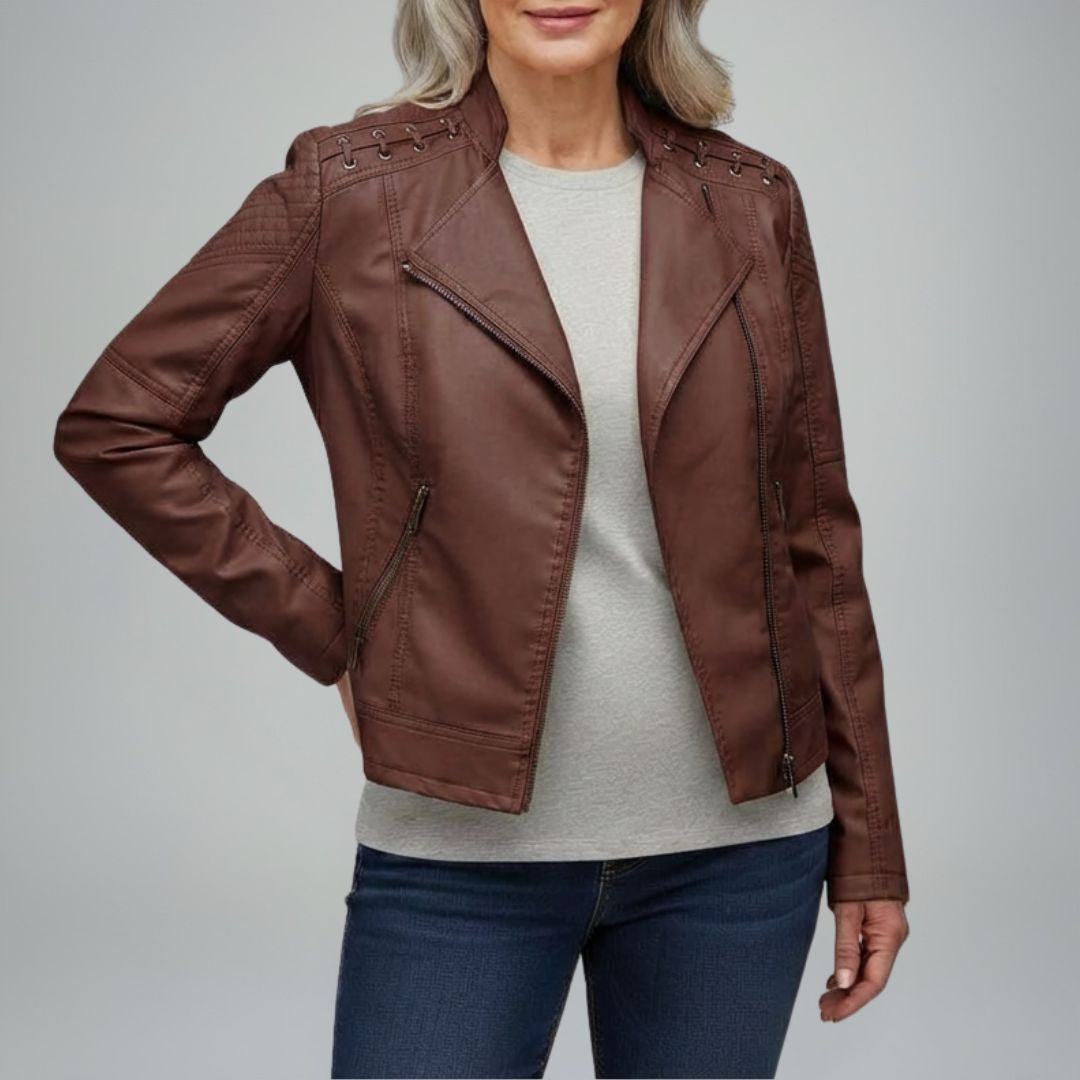 Lorrie | Faux Leather Jacket