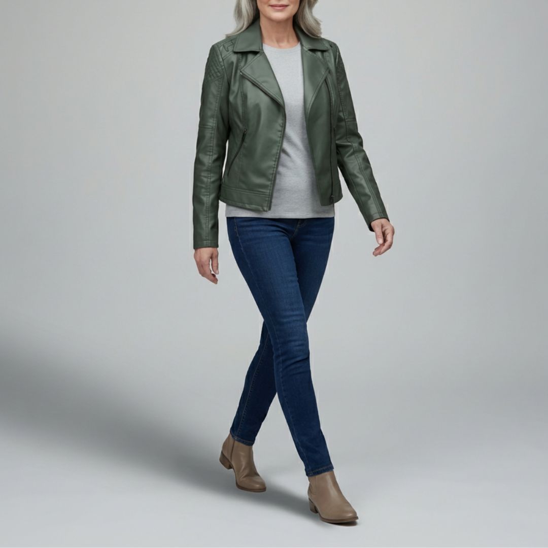 Lorrie | Faux Leather Jacket