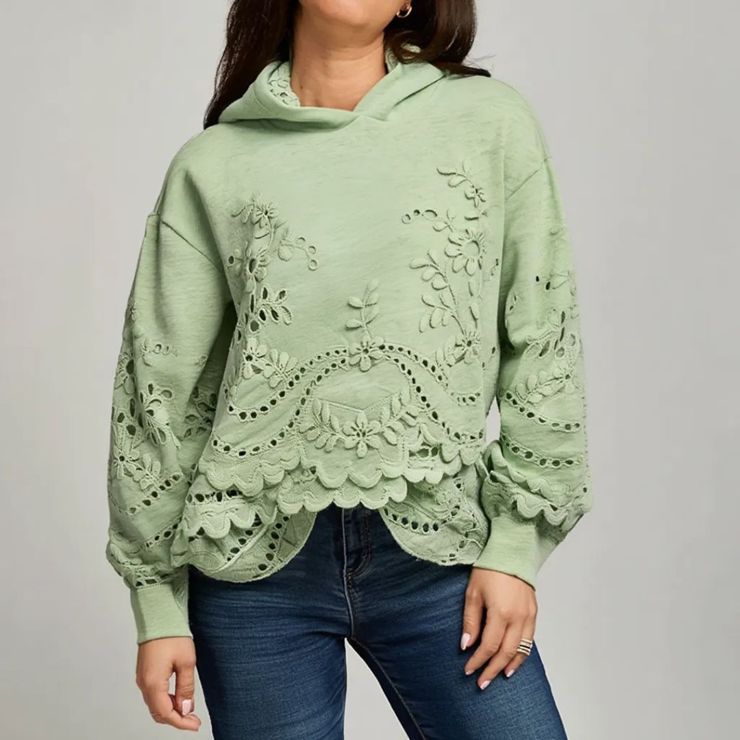 Melinda | Sweater with Lace Details