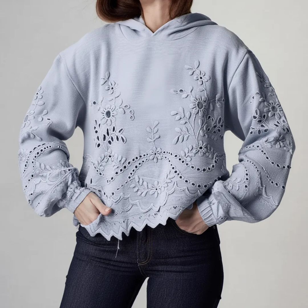 Melinda | Sweater with Lace Details