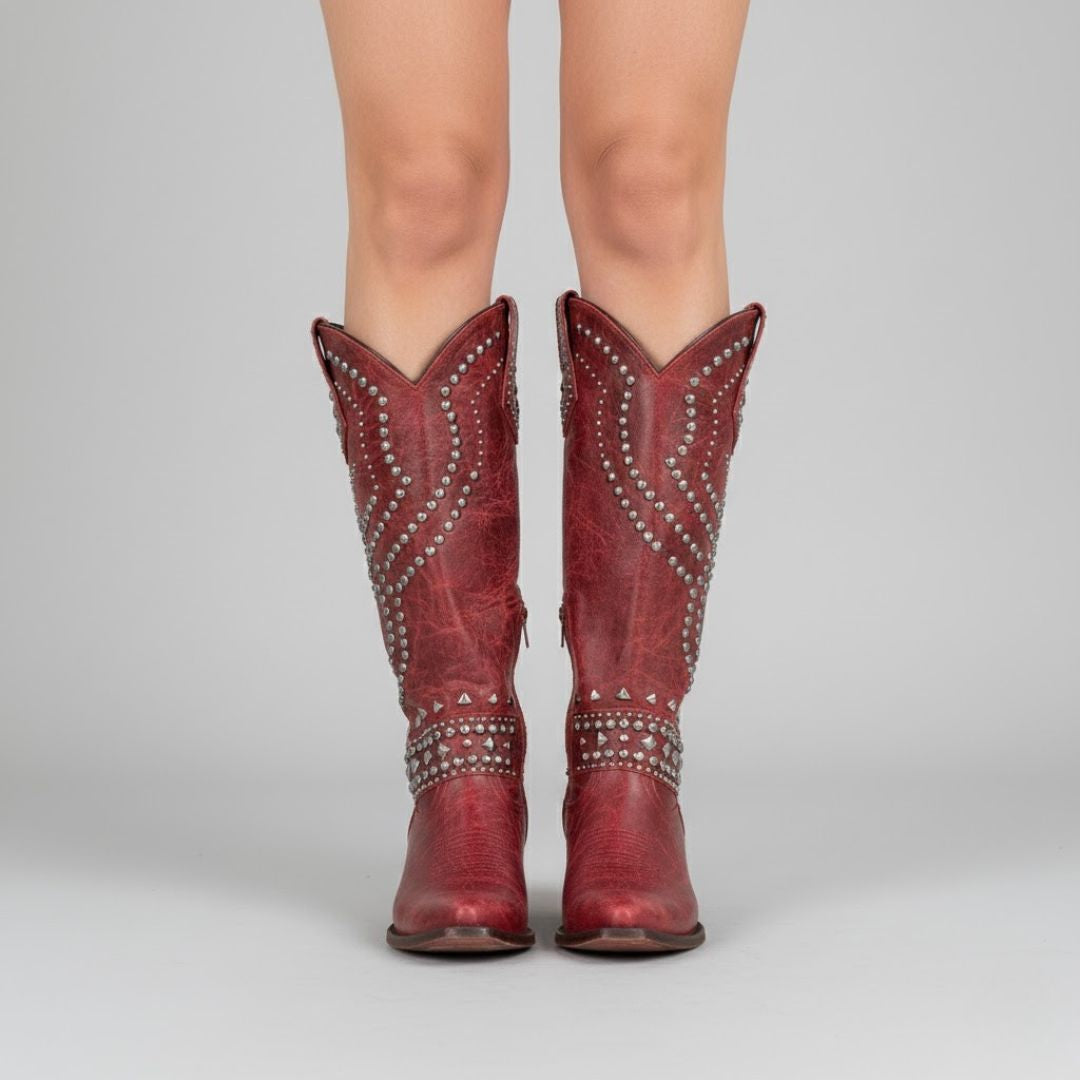 Monroe | Western Knee-High Boots