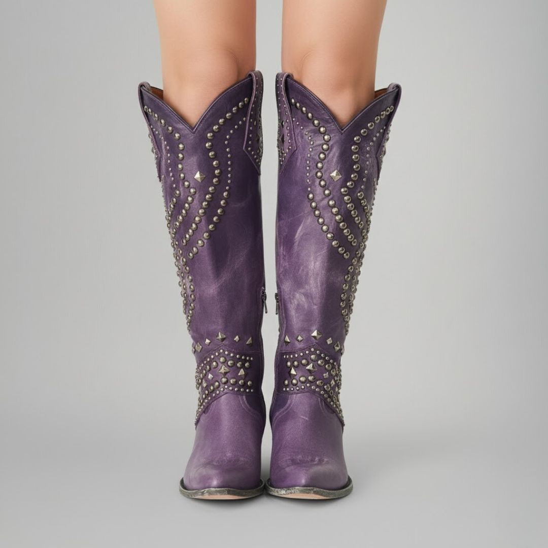 Monroe | Western Knee-High Boots
