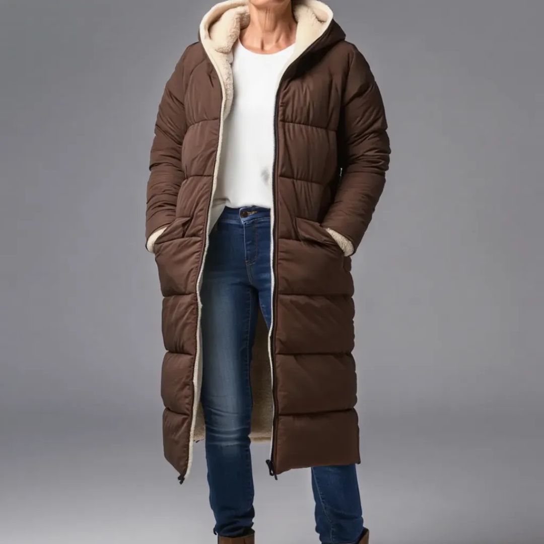 Rhea | Reversible Wool-Lined Puffer Coat