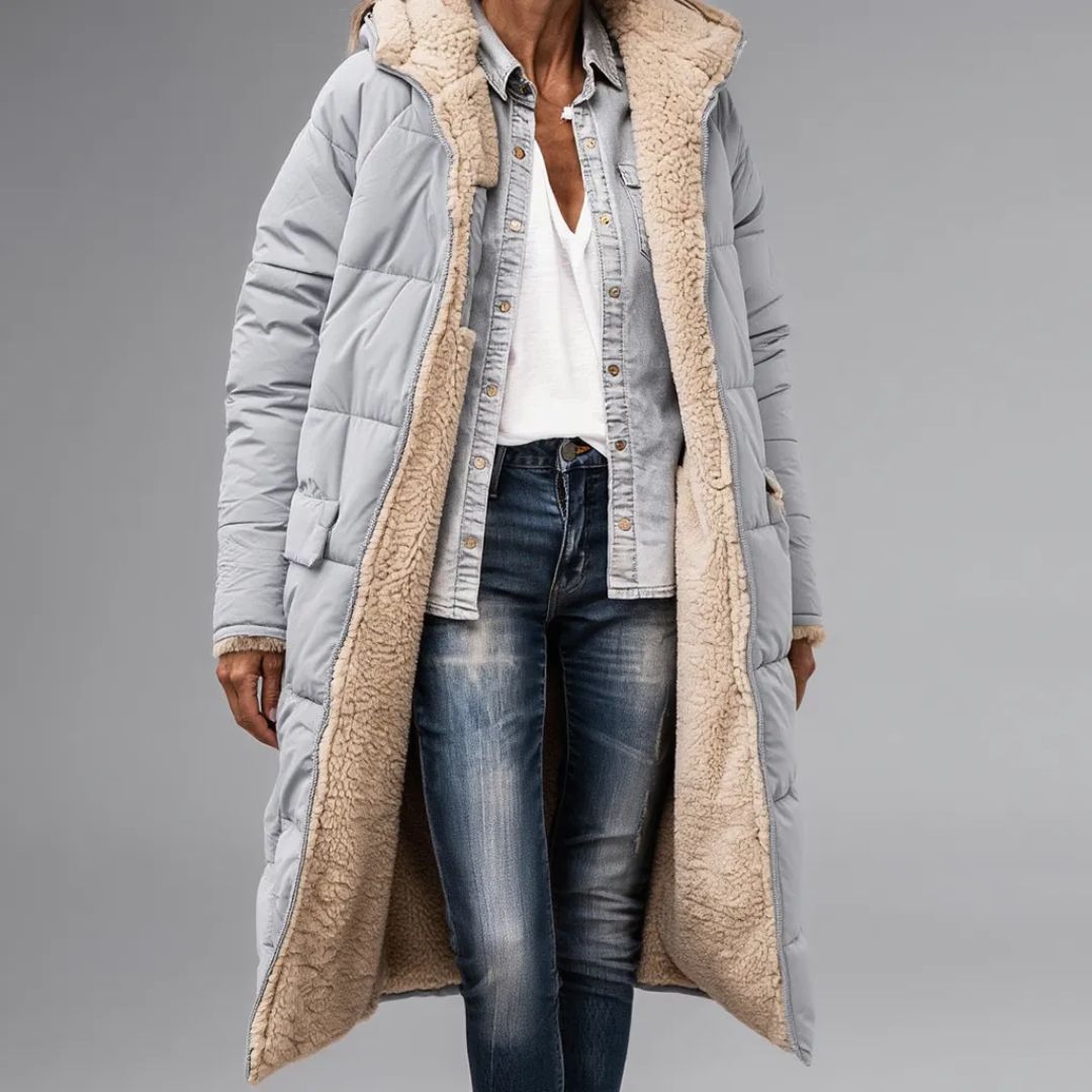 Rhea | Reversible Wool-Lined Puffer Coat