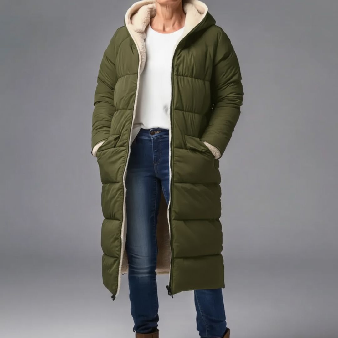 Rhea | Reversible Wool-Lined Puffer Coat
