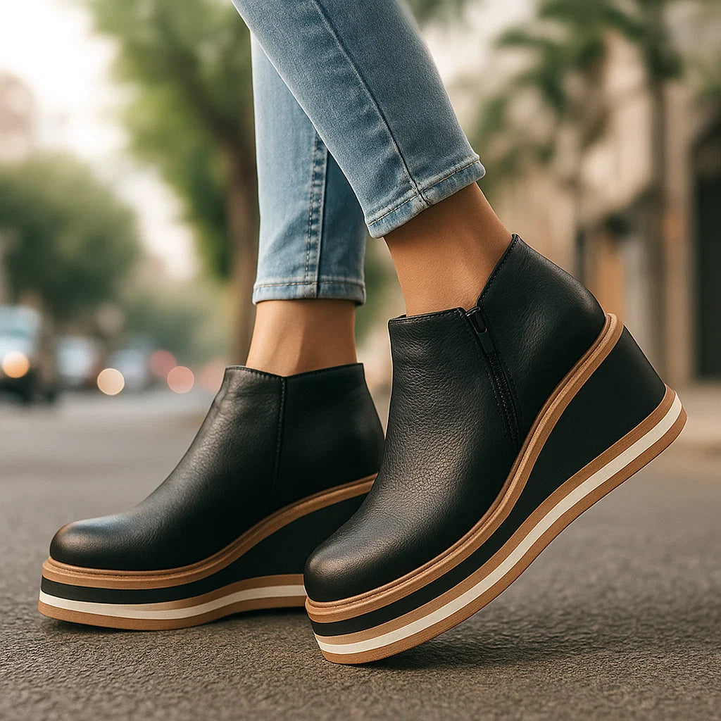 Rheena | Wedge Boots