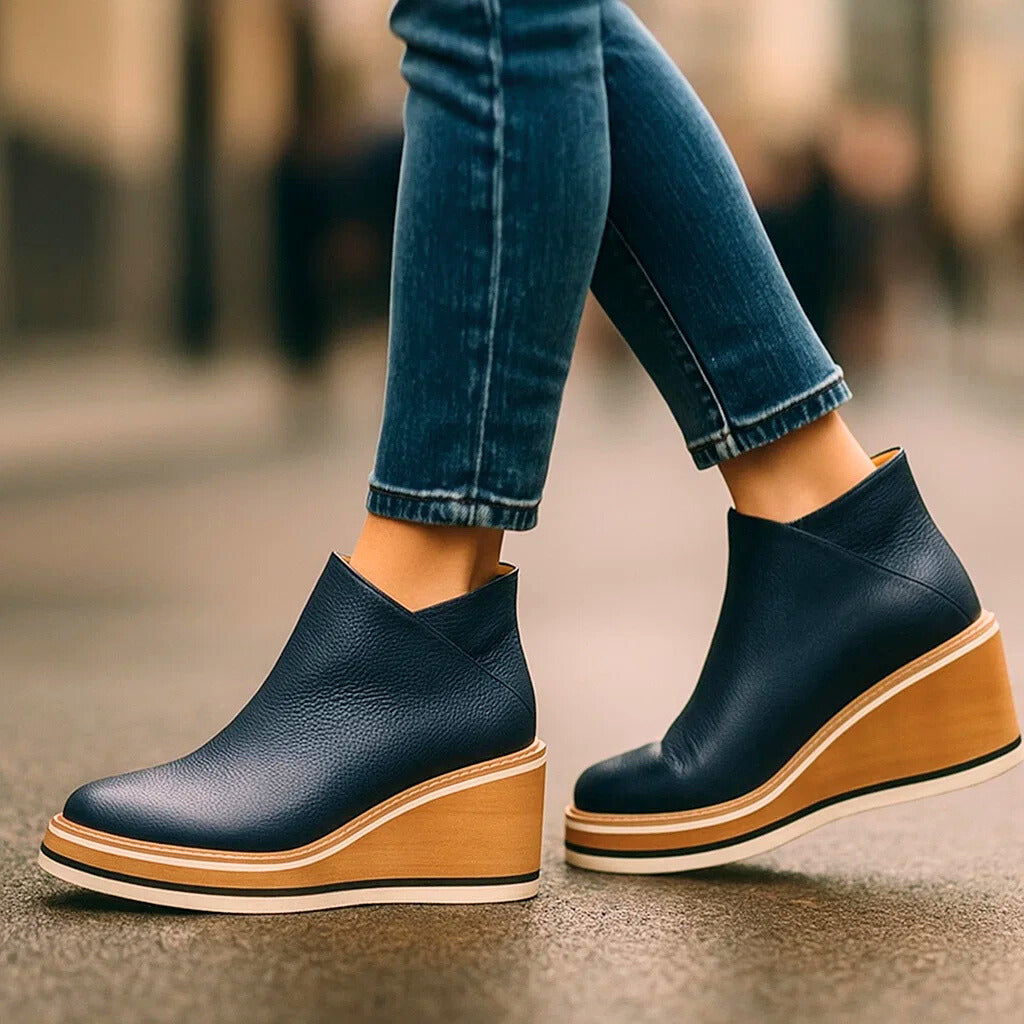 Rheena | Wedge Boots