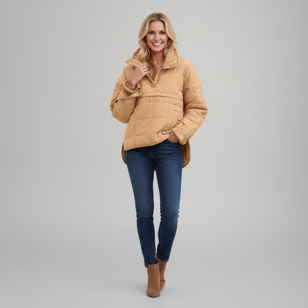 Farell – Oversized Hooded Pullover Jacket