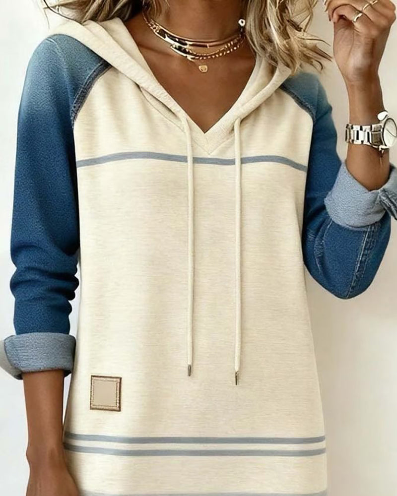 Eliza | Striped Hooded Dress