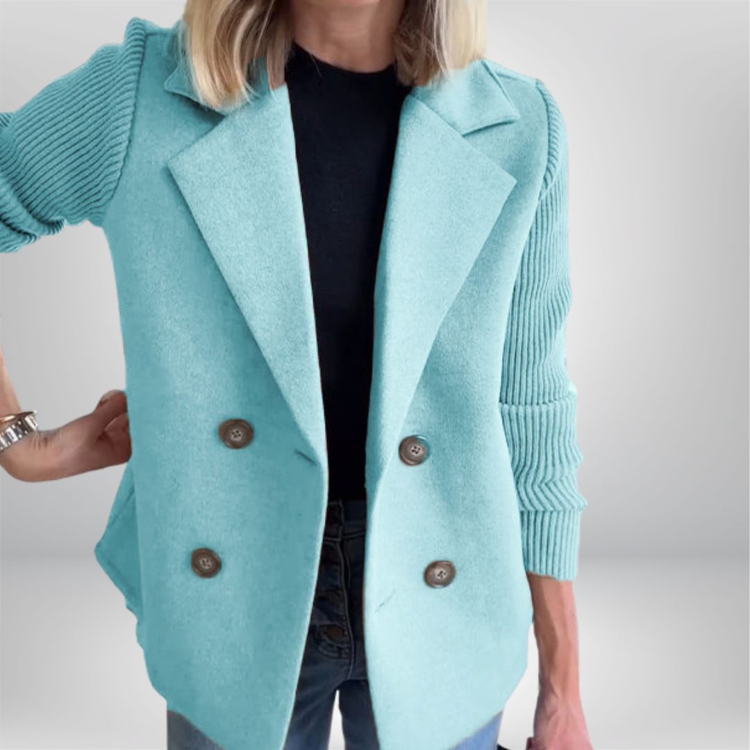 PROBEGINS® - Elegant Knit-Sleeve Jacket