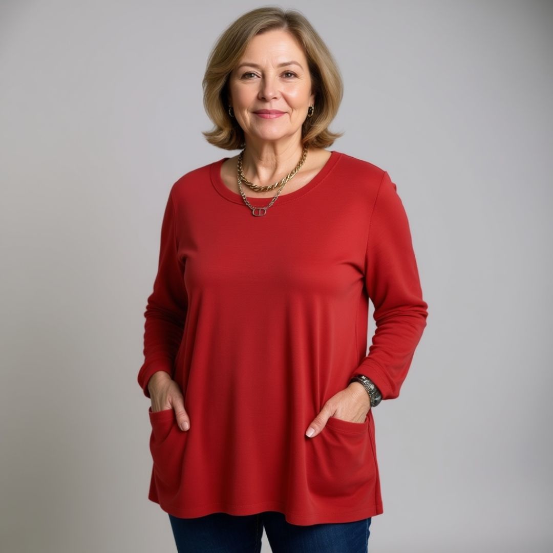 Aelira | Relaxed Long Sleeve Top