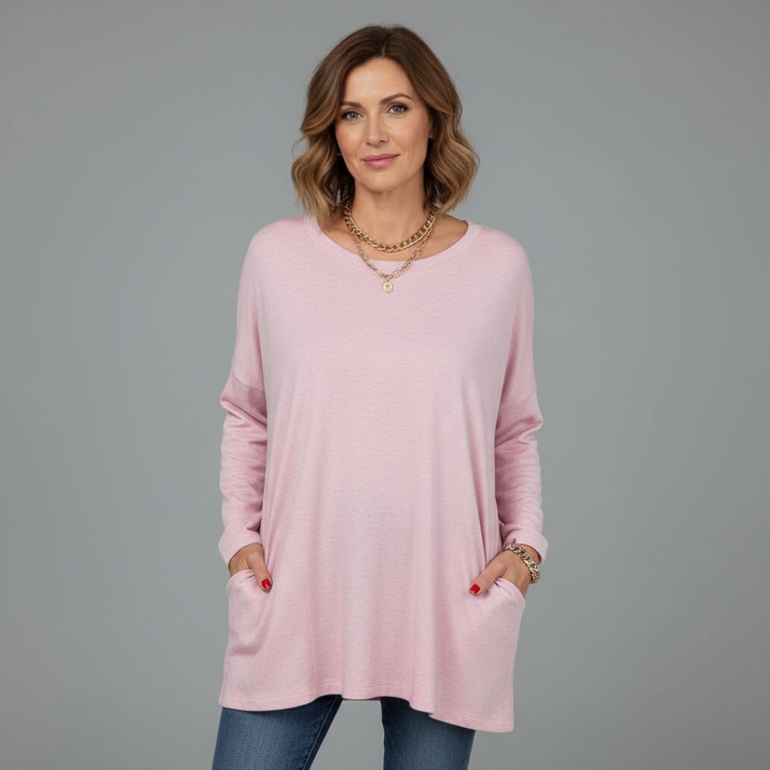 Aelira | Relaxed Long Sleeve Top