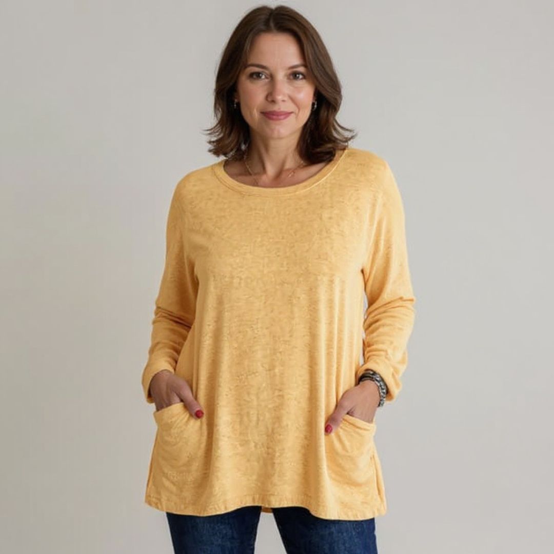 Aelira | Relaxed Long Sleeve Top