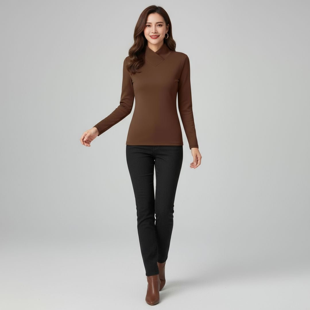 Beverley | Elegant Turtleneck Fit