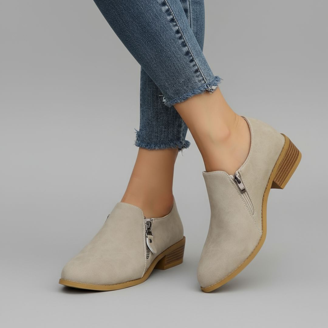 Bry | Orthopedic Zip-Up Ankle Boots