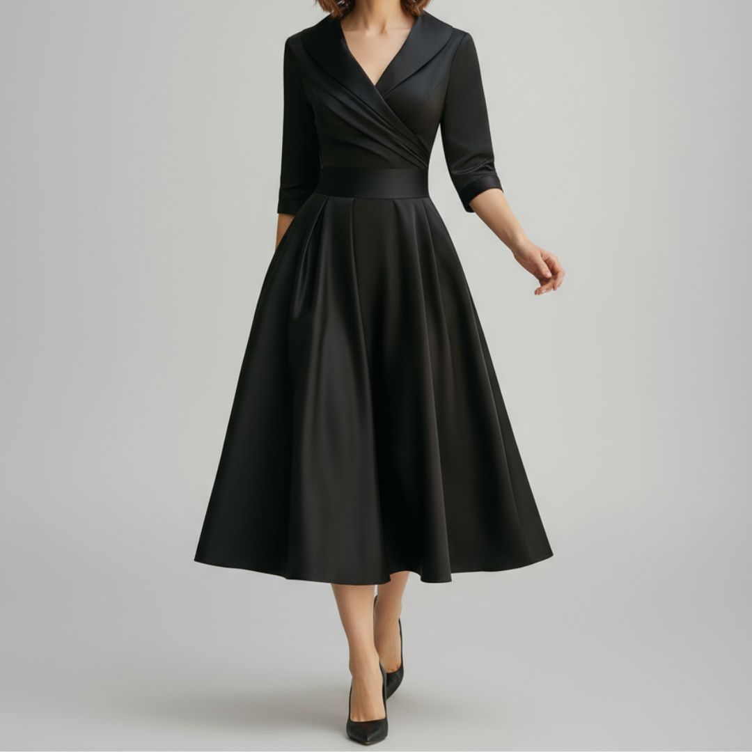 Ceryn | Satin Midi Dress