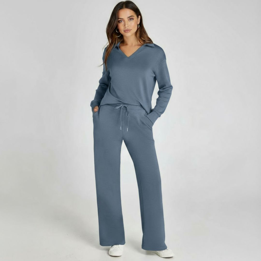 Dora | Casual Long Sleeve Two-piece Set